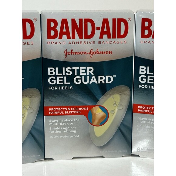 Band Aid Blister Gel Guard For Heels Blister Protection Waterproof Bandaid 24 Ct - Picture 2 of 4